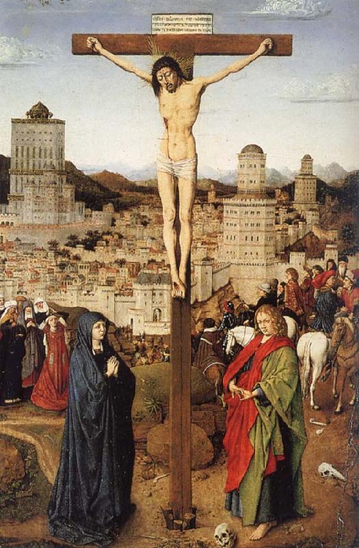 Jan Van Eyck Crucifixion ofChrist France oil painting art
